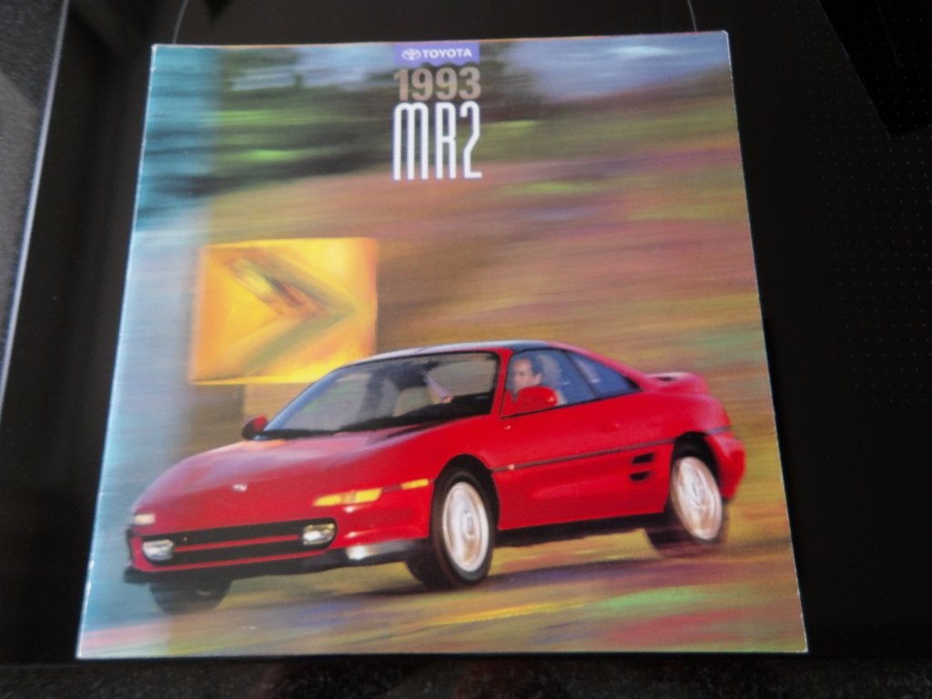 Toyota MR2 Brochure 1993 - Originele Folder, Toyota, Ophalen of Verzenden, Zo goed als nieuw, Toyota
