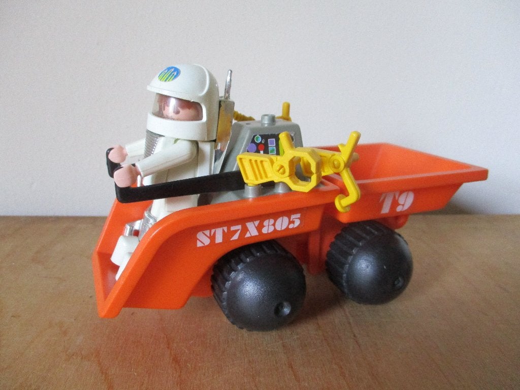 Playmobil 3558 Ruimtevaart, transportvoertuig, lunar dumper, Gebruikt, Complete set, Voertuig, Ophalen of Verzenden