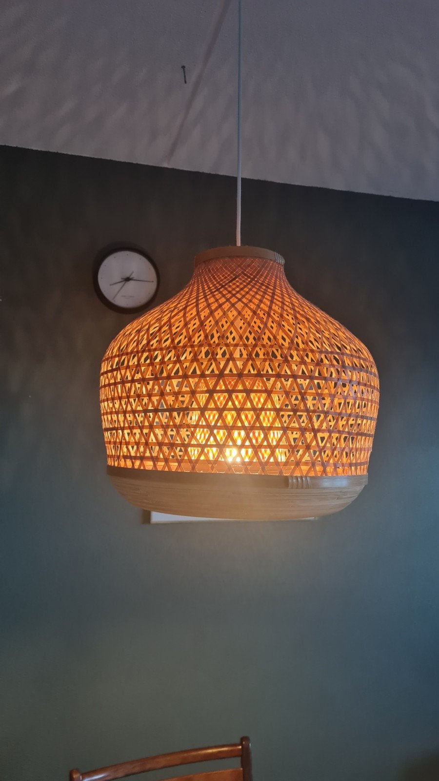 IKEA MISTERHULT hanglamp - Bamboe, Huis en Inrichting, Lampen | Hanglampen, Ophalen of Verzenden