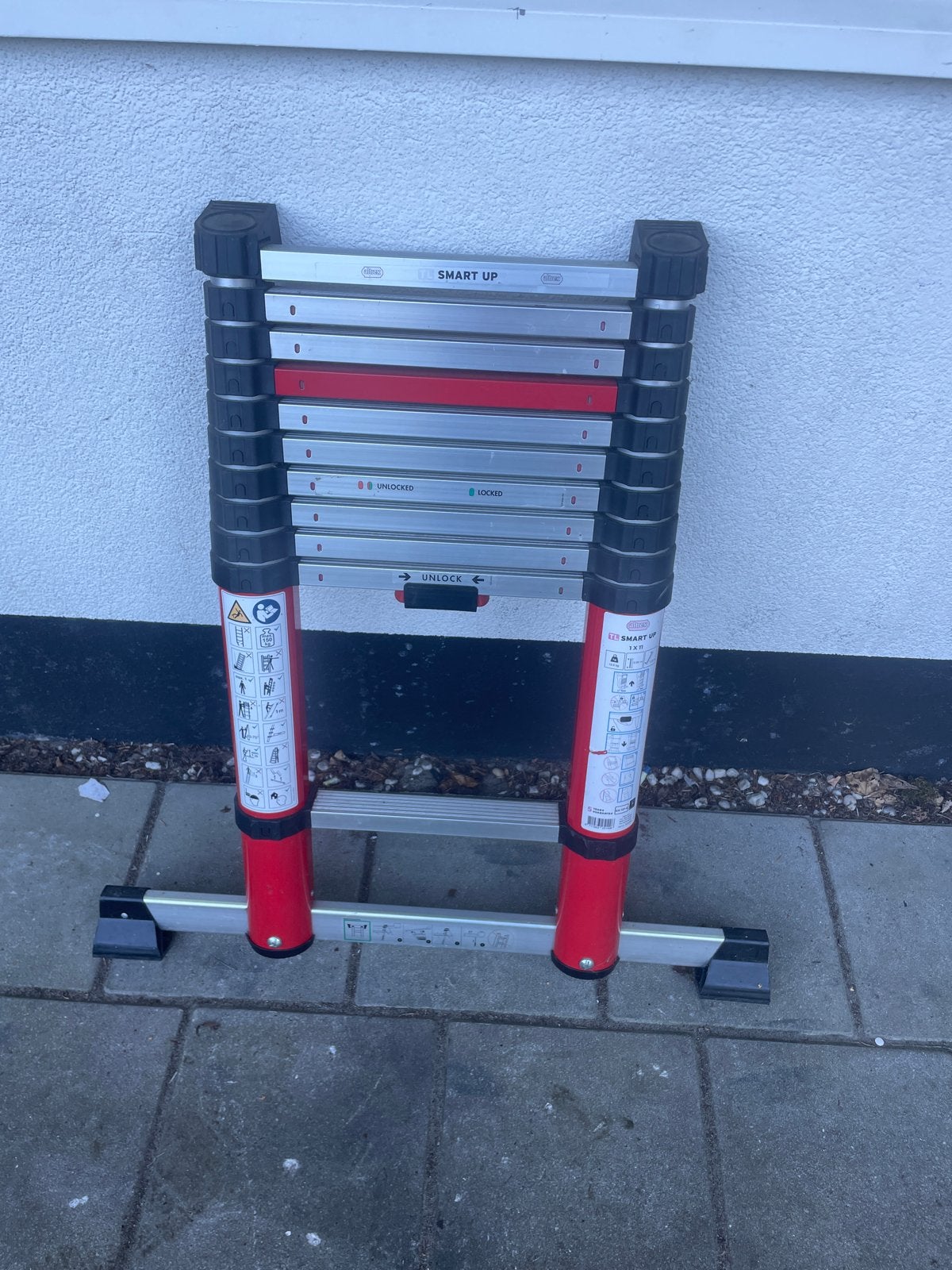 Altrex Smart Up TL 1x11 Telescopische Ladder - 3.22m, Ophalen of Verzenden, Zo goed als nieuw, Ladder, Opvouwbaar of Inschuifbaar