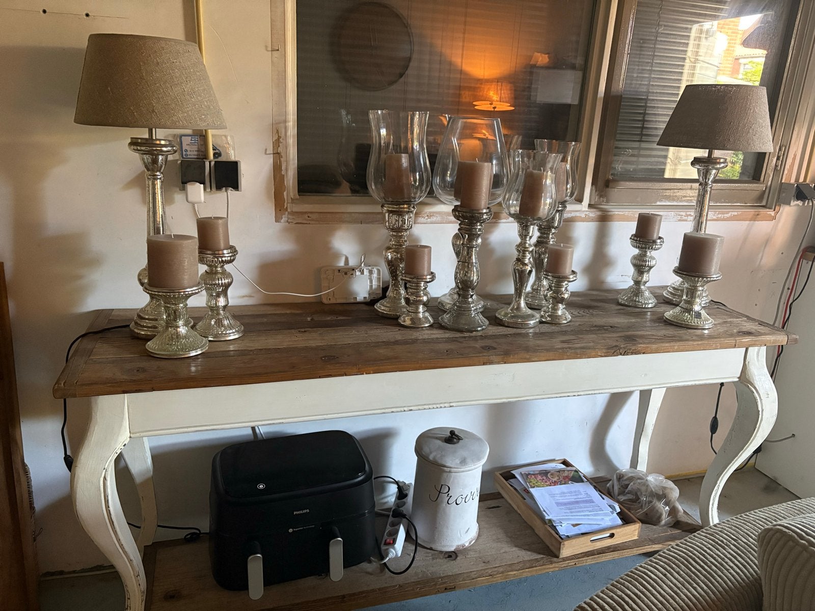 Rivièra Maison bijzettafel/sidetable, Ophalen, Zo goed als nieuw
