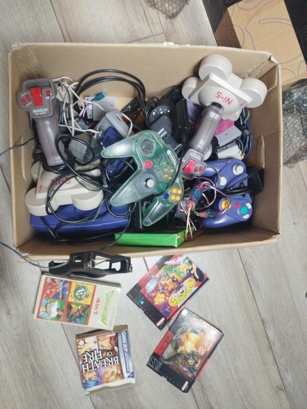 doos vol 3rd party Nintendo, Verzenden, Zo goed als nieuw