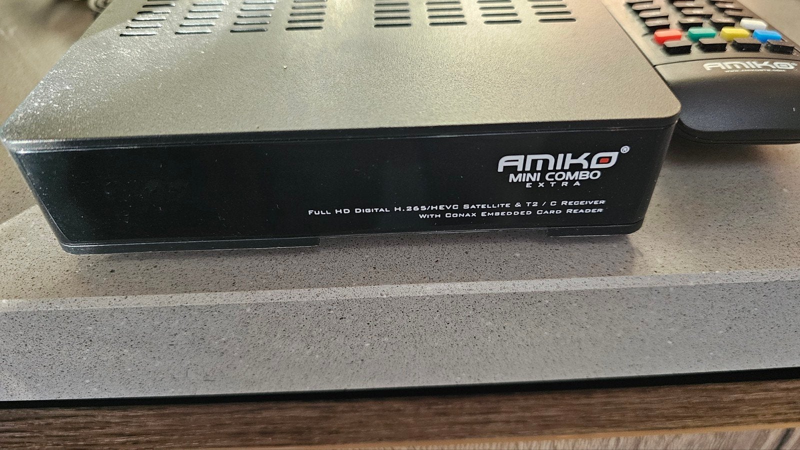Amiko H265/HEVC Mini Combo Extra Full HD Digitale Ontvanger, Ophalen of Verzenden, Gebruikt, Decoder
