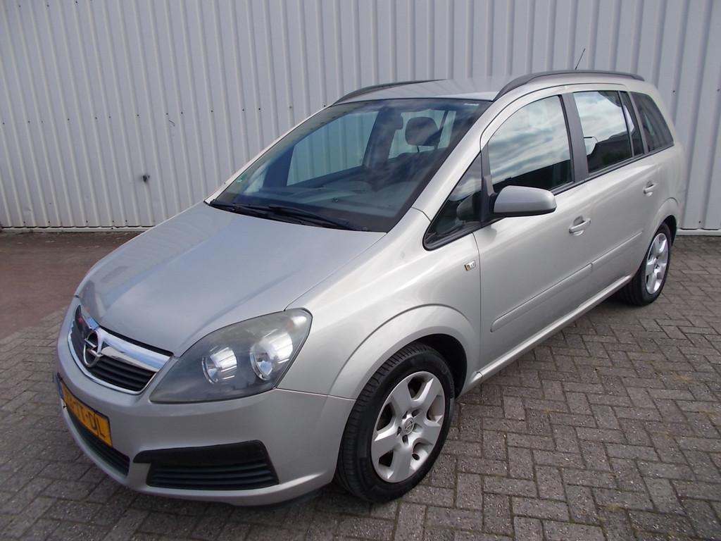 Opel Zafira 1.8 Enjoy 7P LPG G3 ( 1E EIGENAAR ) (bj 2007), Auto's, Stof, Gebruikt, 4 cilinders, 1451 kg