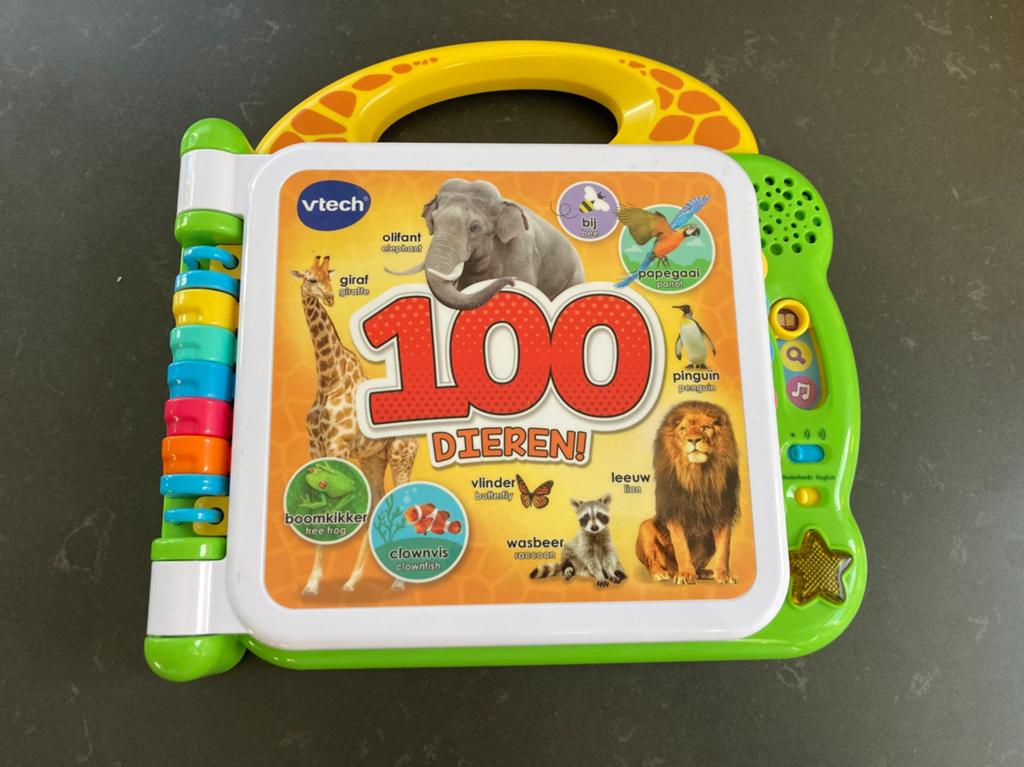Vtech mijn eerste 100 woordjes dieren, Ophalen, Zo goed als nieuw, 6 maanden tot 2 jaar