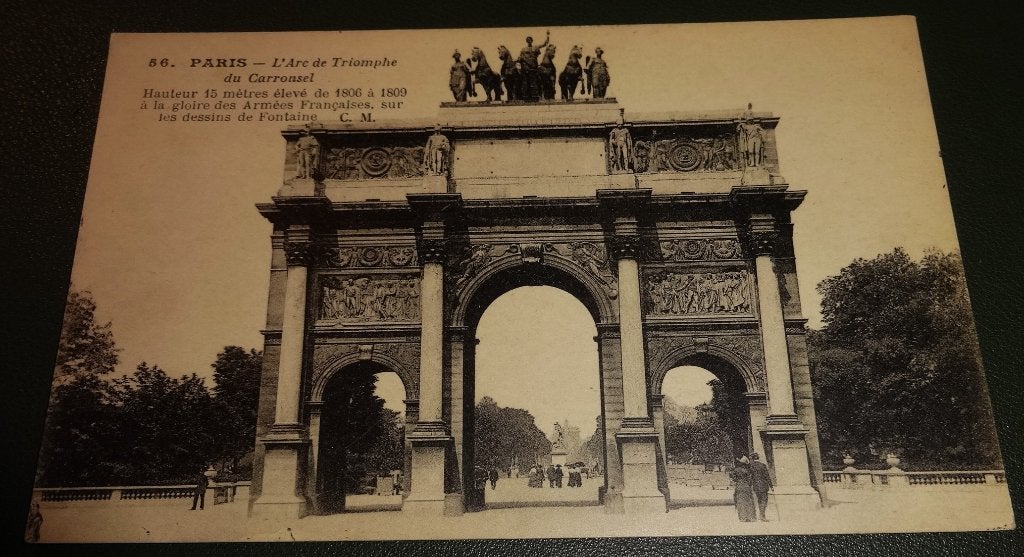 Parijs - L'Arc de Triomphe - Du Carrousel - KPa02, Verzenden, 1920 tot 1940, Ongelopen, Frankrijk