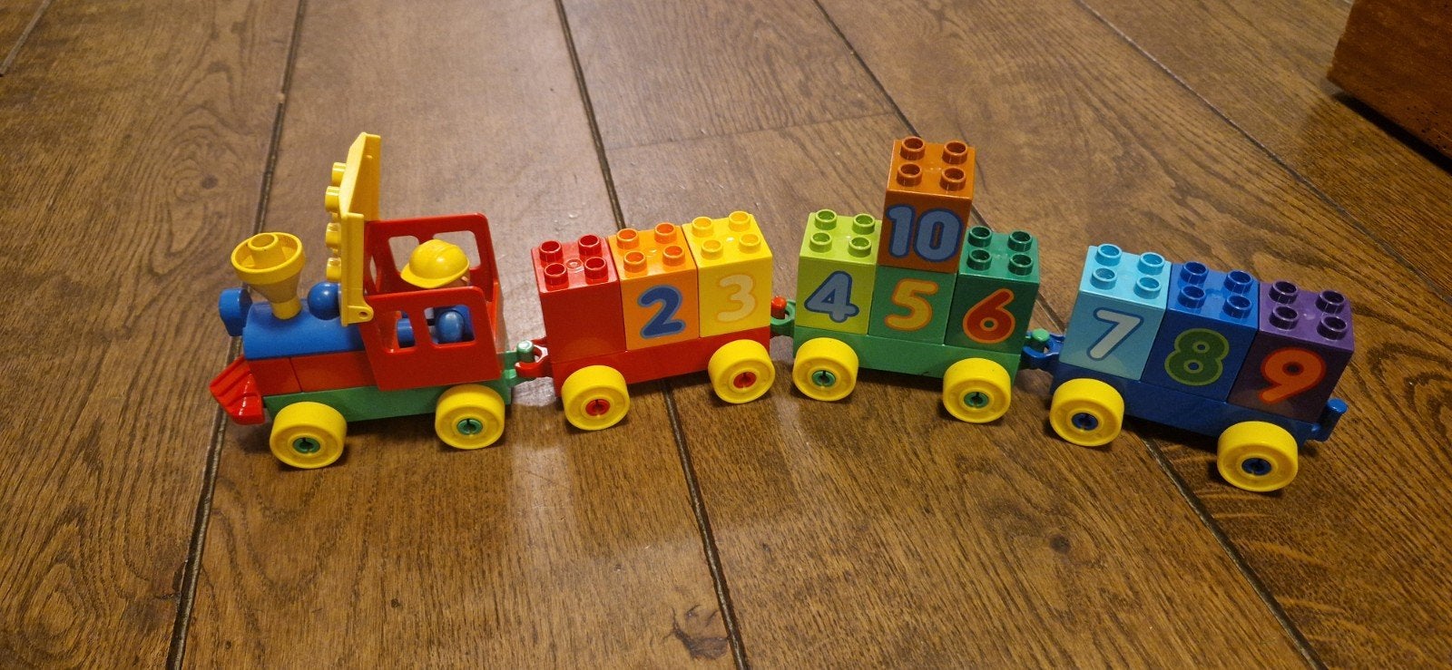 LEGO DUPLO Cijfertrein - Leerzaam Speelgoed, Ophalen of Verzenden, Gebruikt, Overige merken