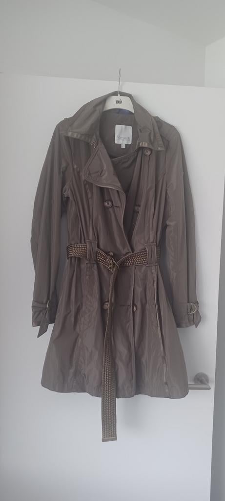 Groene Reset trenchcoat maat 38, Kleding | Dames, Maat 38/40 (M), Nieuw, Ophalen of Verzenden, Groen