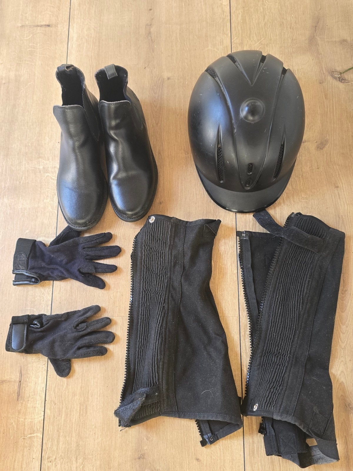 Paardrij laarsjes (mt 36), chaps zgan 2x gebruikt!, Dieren en Toebehoren, Paardrijkleding, Ophalen, Zo goed als nieuw, Schoeisel