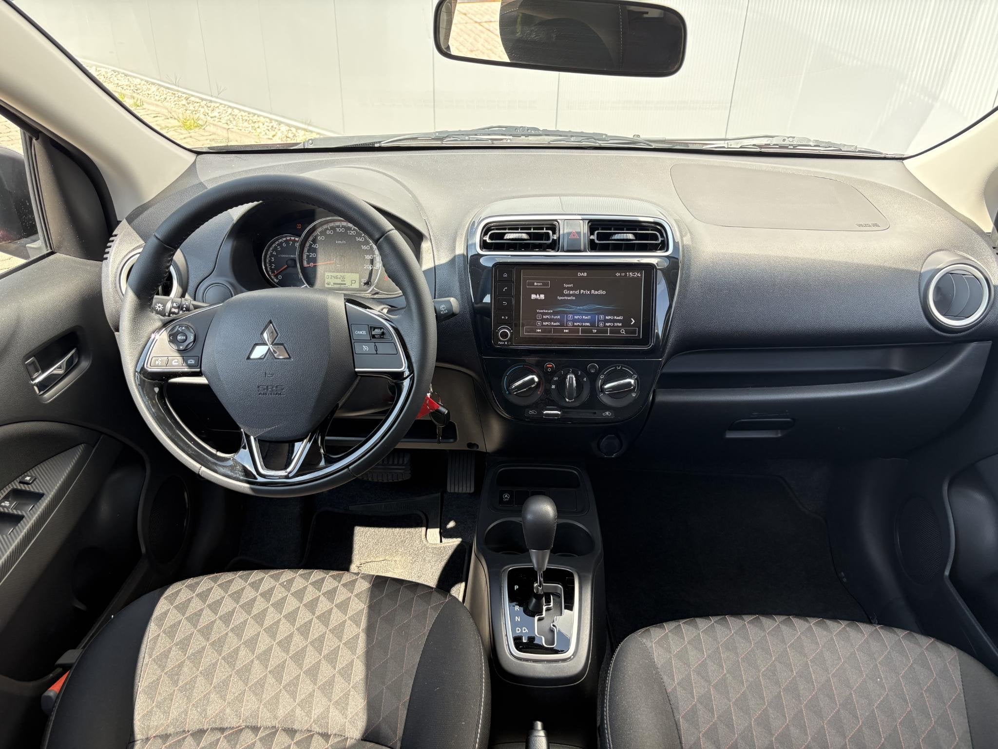 Mitsubishi Space Star 1.2 Active / Cruise Controle / Automaa, Auto's, Mitsubishi, Stof, Gebruikt, Origineel Nederlands, Bedrijf