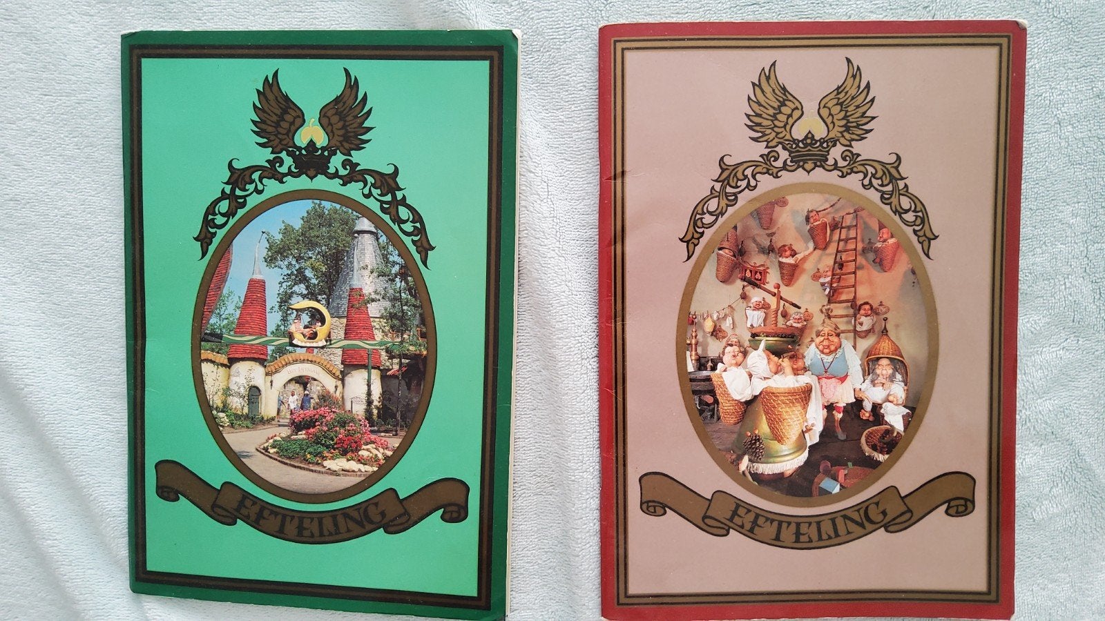 2 vintage Efteling prenten fotoboeken 1990 en 1991, Ophalen of Verzenden, Overige typen