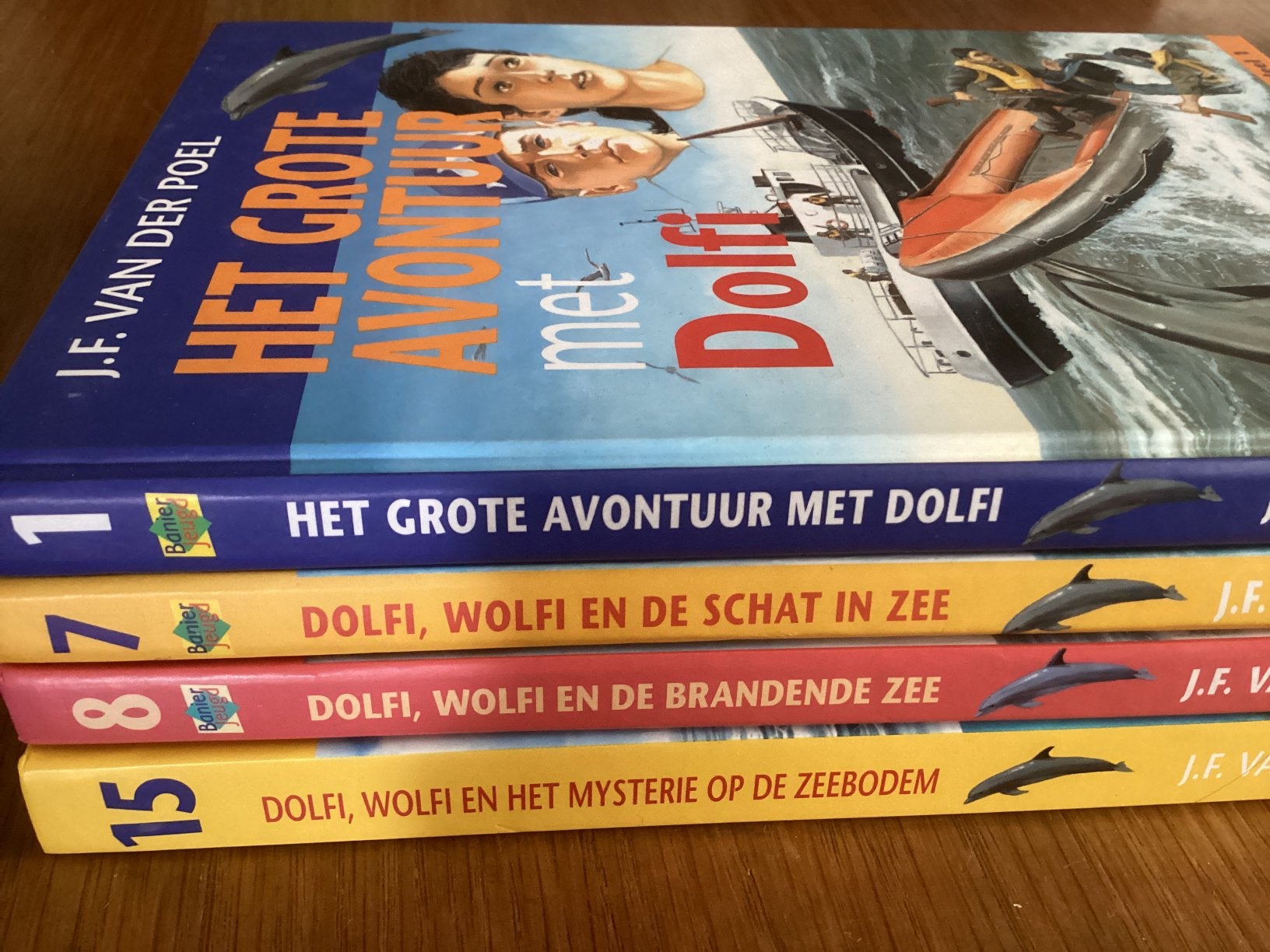 4x J.F. van der Poel: Dolfi en Wolfi, Boeken, Ophalen of Verzenden, Gelezen
