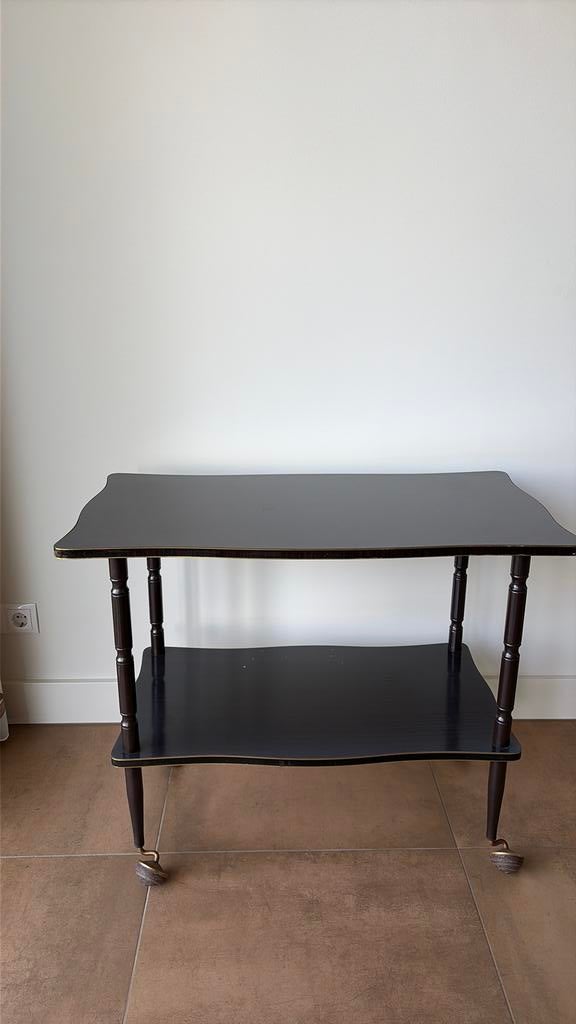 Vintage trolley barkarretje side table, Verzamelen, Ophalen, Huis en Inrichting