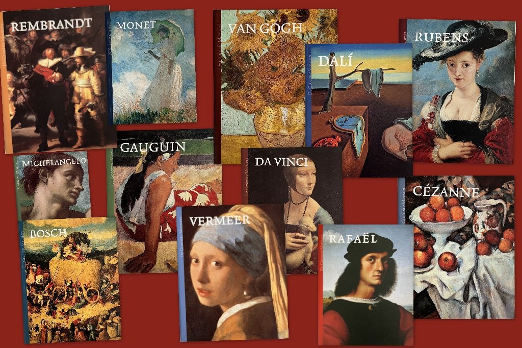 De grootste meesters (Comlete serie van 12 boeken van 't AD), Ophalen of Verzenden, Nieuw