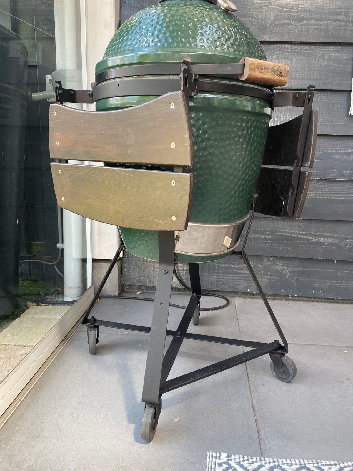 Big Green Egg Medium compleet, Tuin en Terras, Barbecue-accessoires, Gebruikt, Ophalen