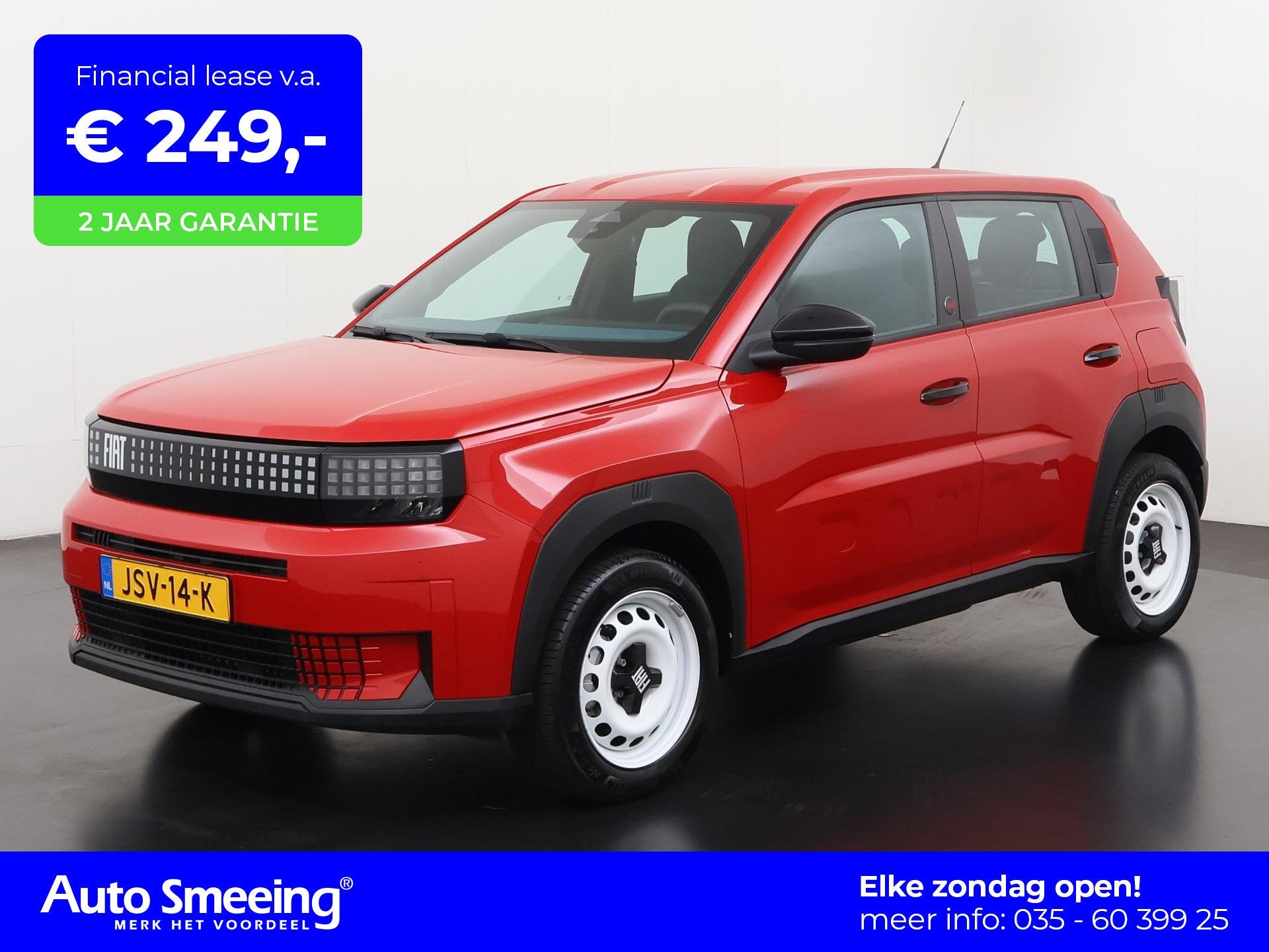 Fiat Grande Panda RED 11kW 44 kWh | Digital Cockpit | Apple/, 12 maanden, Stof, Gebruikt, Panda