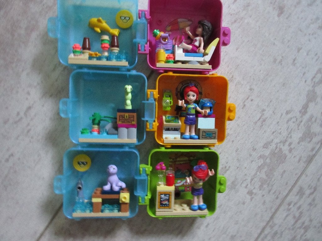 3 schattige Lego doosjes zomerse afbeeldingen, Ophalen of Verzenden, Zo goed als nieuw, Lego
