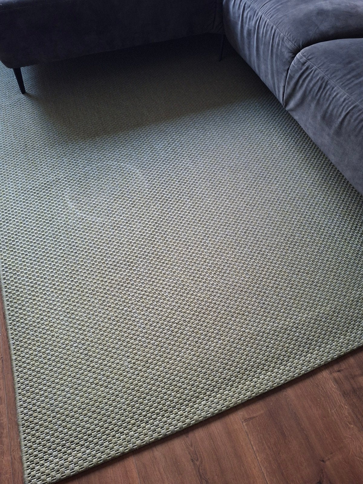 IKEA MORUM Vloerkleed 160x230 cm - Groen/Beige, Huis en Inrichting, Ophalen, Modern, Scandinavisch, Natuurlijk, Groen, 150 tot 200 cm