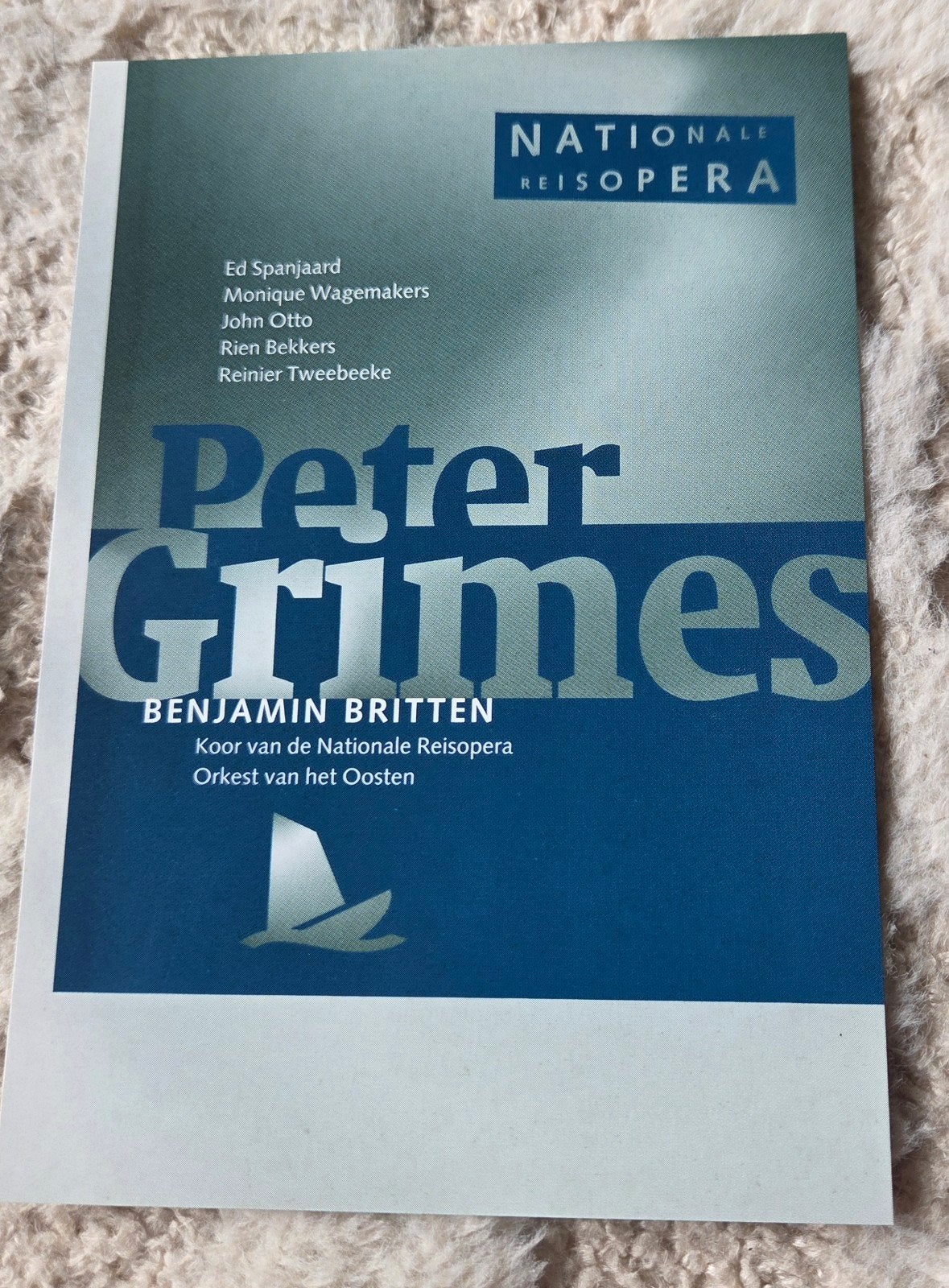 Peter Grimes - Benjamin Britten - Nationale Reisopera, Verzenden, 1980 tot heden, Ongelopen, Muziek