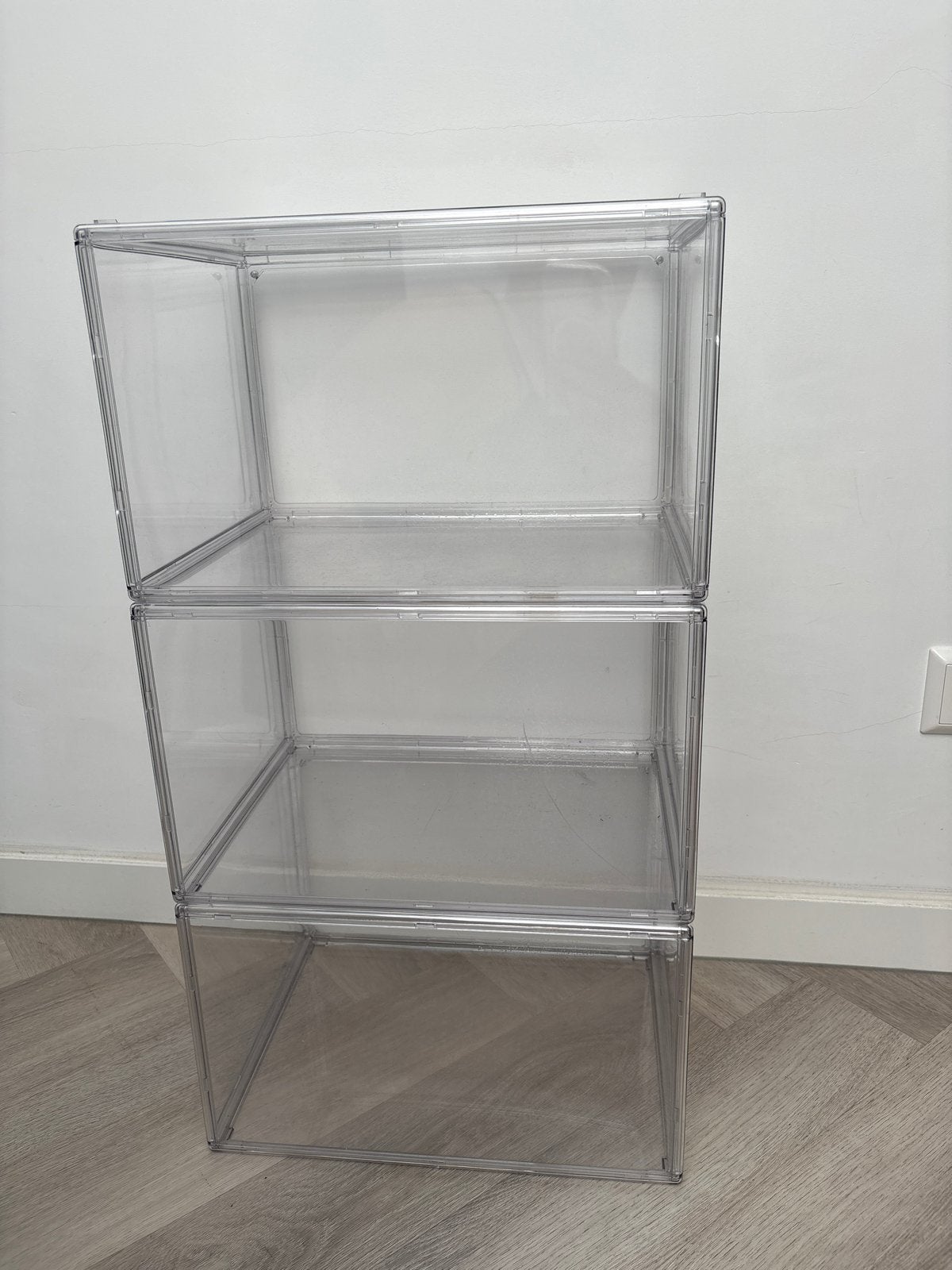 Display box voor sneakers, Lego of andere verzamelingen, Huis en Inrichting, Ophalen, Gebruikt, Kunststof, Modern