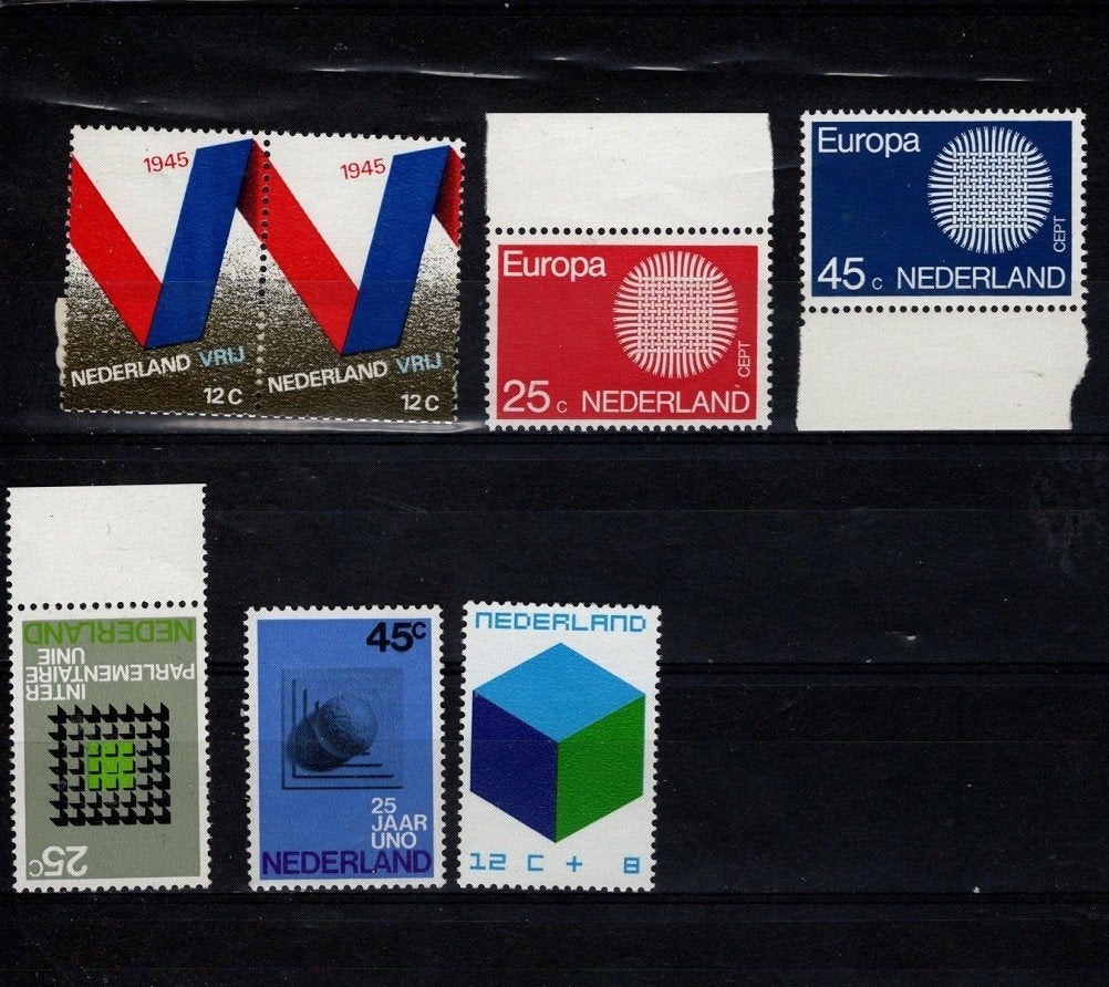Postfris Nederland 1970+1971+1972+1973+1974+1975, Postzegels en Munten, Ophalen of Verzenden, Na 1940, Postfris