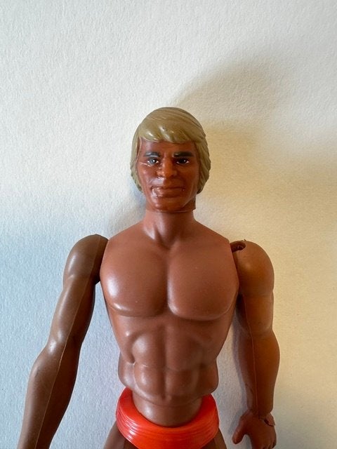 Big Jim; Big Jeff Mattel old shatterhand tenue jaren '70, Ophalen of Verzenden, Gebruikt, Pop
