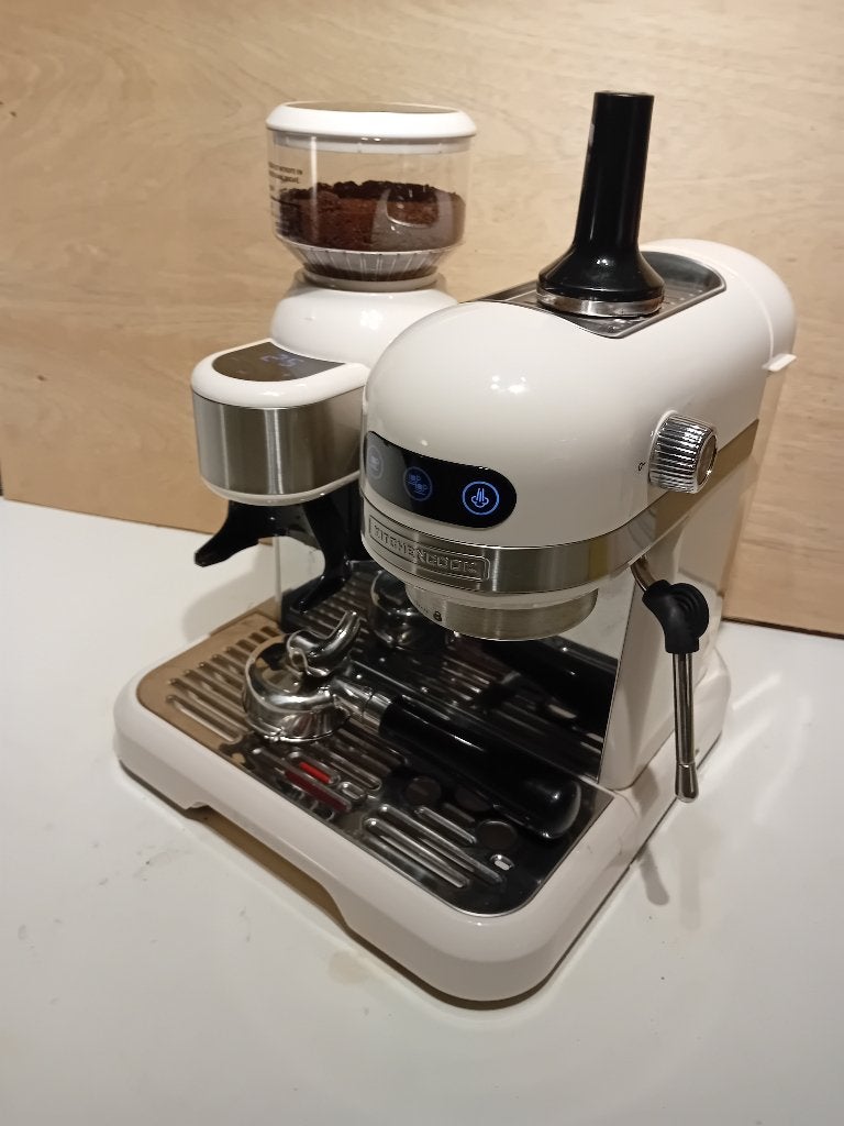 Espressomachine incl. bonenmaler, Ophalen, Gebruikt, Espresso apparaat, 4 tot 10 kopjes