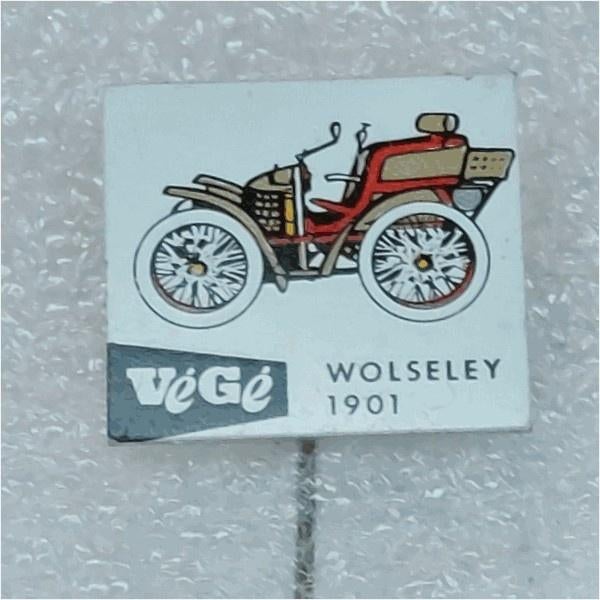 SP0863 Speldje VeGe Wolseley 1901, Ophalen of Verzenden, Gebruikt, Overige onderwerpen