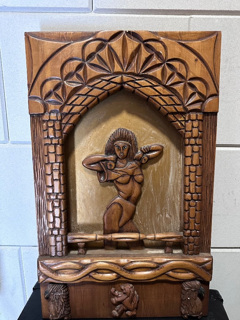 3D houten erotische kunstwerk, Ophalen of Verzenden