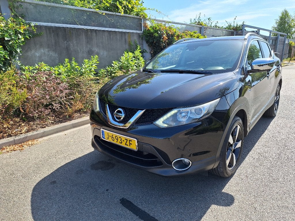 Nissan Qashqai 1.6 163 PK DIG-T 2016 Zwart, Auto's, Voorwielaandrijving, Zwart, 4 cilinders, 1290 kg
