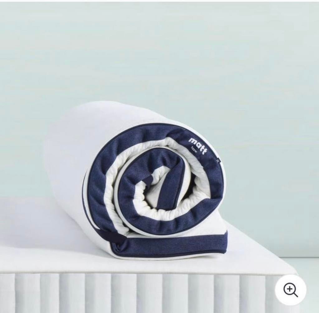 Matt Sleeps Topper twee hardheden 180 x 200 - Nieuwstaat, Huis en Inrichting, Slaapkamer | Matrassen en Bedbodems, Ophalen, Tweepersoons