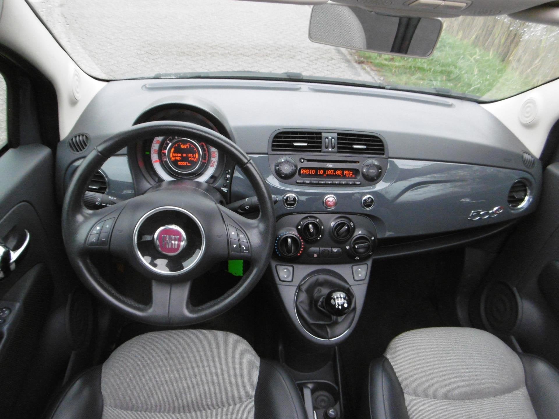 Fiat 500 C Cabrio 0.9 TwinAir Turbo S Lounge PDC 99.000km 2e, Gebruikt, Cabriolet, Origineel Nederlands, Bedrijf