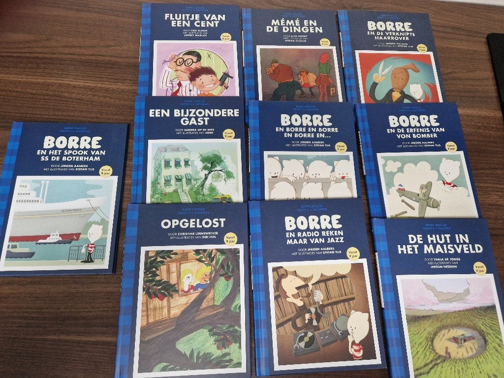 10 boekjes BORRE leesclub groep 6, Ophalen of Verzenden, Zo goed als nieuw, Borre, Fictie algemeen