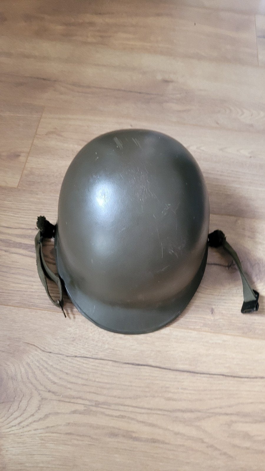 Vintage Nederlandse Legerhelm M53, Ophalen of Verzenden, Landmacht, Nederland, Helm of Baret
