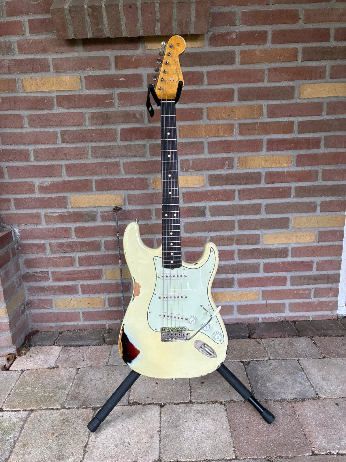 Custom build ‘61 Fender Stratocaster gitaar, Ophalen of Verzenden, Zo goed als nieuw, Solid body, Overige merken