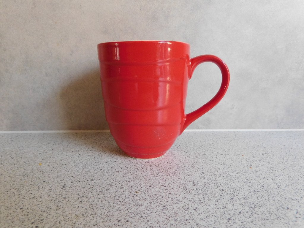 Mok Rood  Waves Jamie Oliver - 10x8 cm, Overige merken, Keramiek, Zo goed als nieuw, Overige stijlen