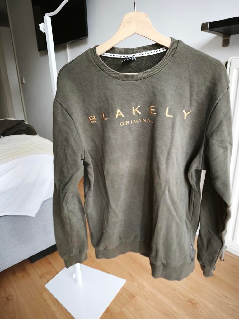 Blakely Original Sweater - Groen - Maat M, Ophalen of Verzenden, Gedragen, Groen, Maat 48/50 (M)