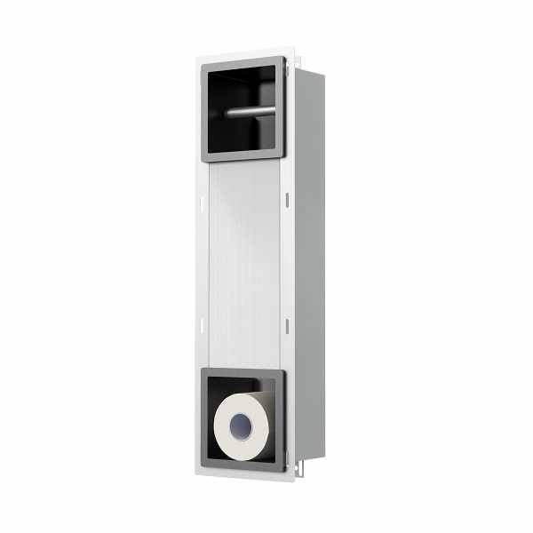 inbouw toiletrolhouder met gunmetal 74x21x15 cm, Huis en Inrichting, Ophalen, Nieuw, Overige kleuren, Overige typen