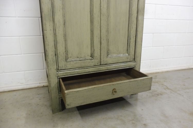Foto 7 van Mooie keukenkast in landelijk stijl licht groen shabby chic