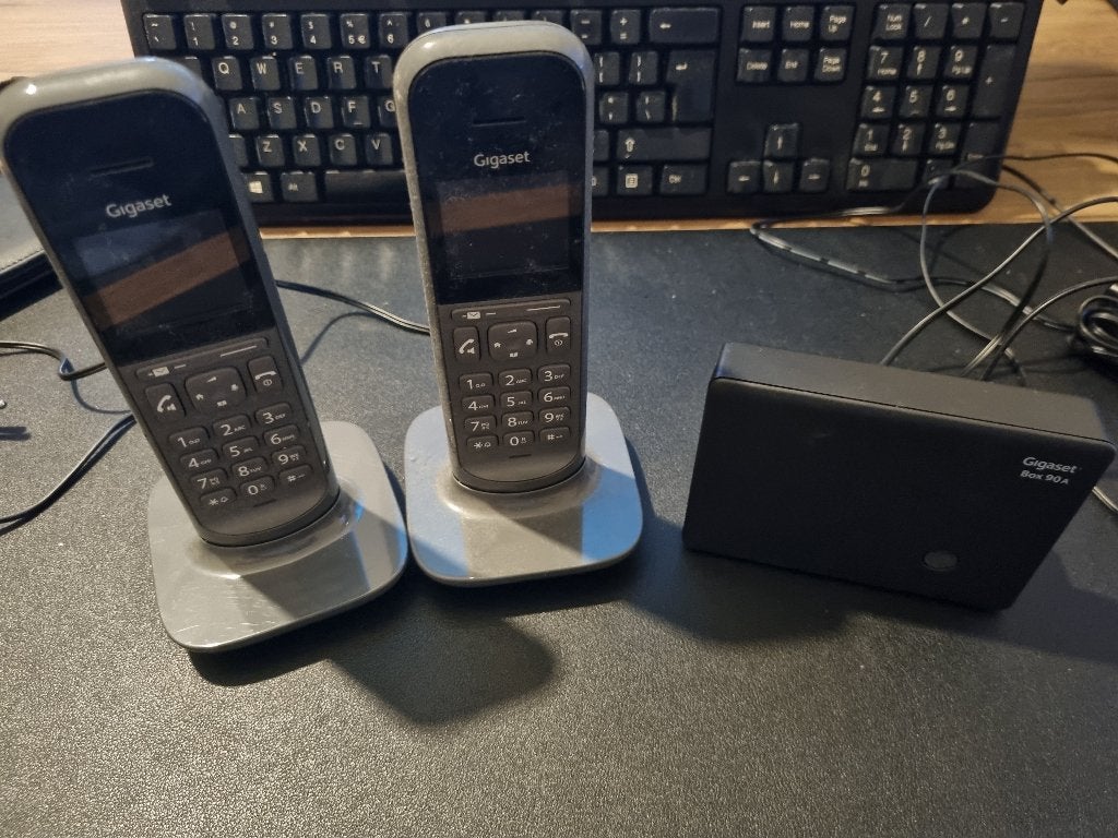 Gigaset draadloos, Ophalen, Gebruikt, 2 handsets