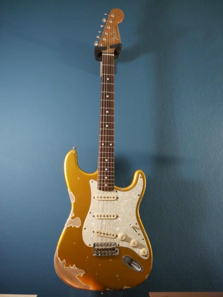Stratocaster / Partscaster (after Fender heavy relic), Muziek en Instrumenten, Ophalen