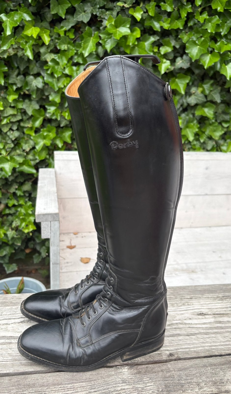 Derby paardrijlaarzen, Dieren en Toebehoren, Ophalen of Verzenden, Dressuur, Schoeisel