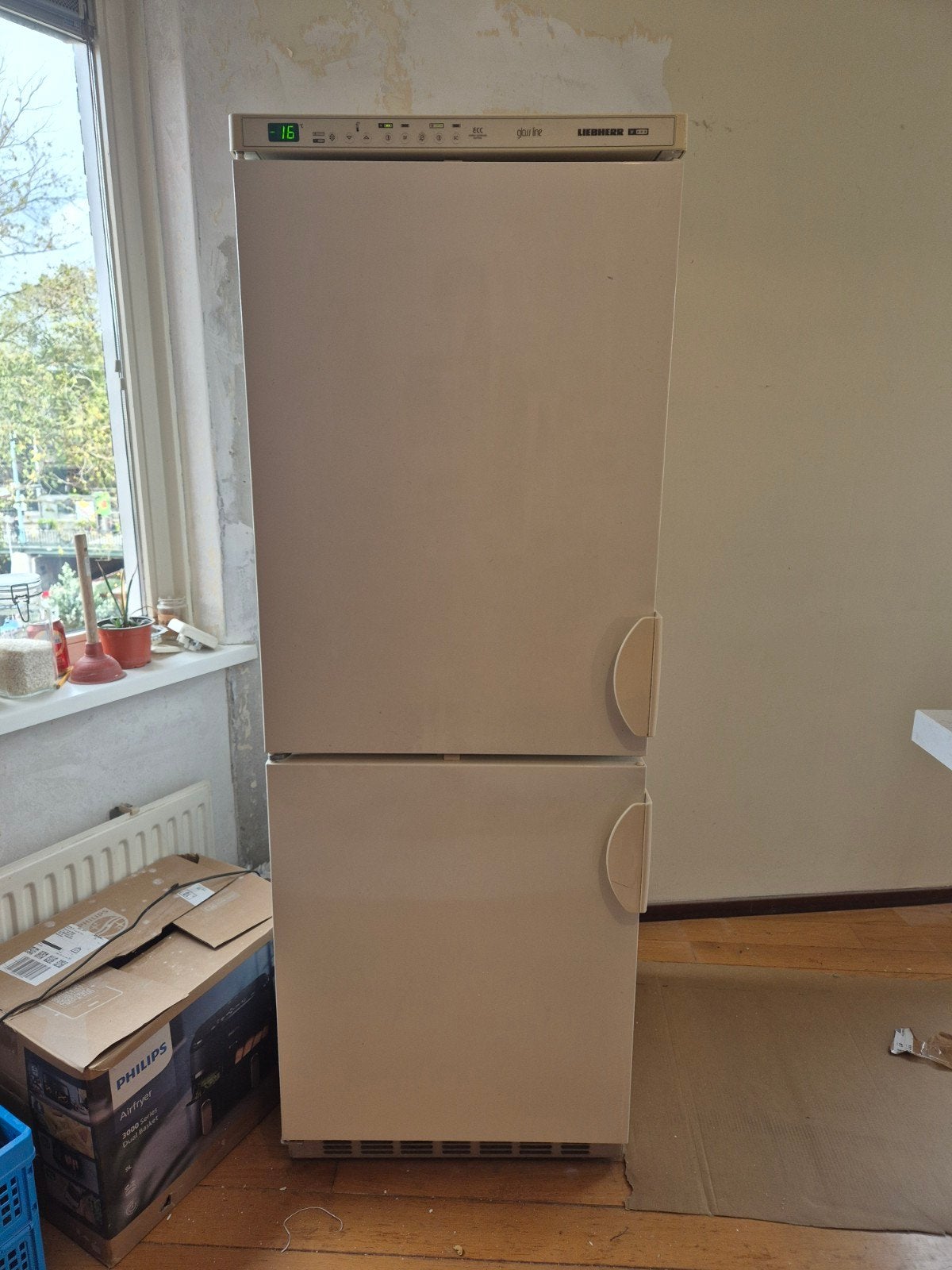 FREE Liebherr Glass Line Koel-vriescombinatie, Ophalen, Gebruikt, 200 liter of meer, 60 cm of meer