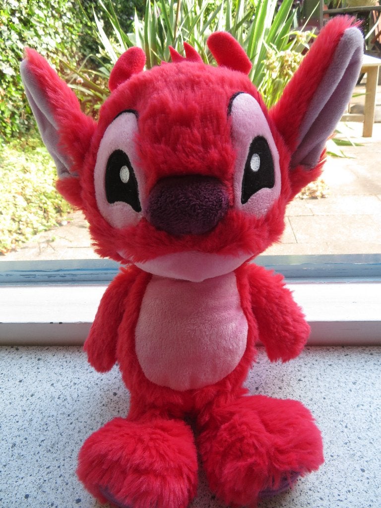 Stitch merk Disney Simba Toys rood roze velours, Disney, Overige typen, Ophalen of Verzenden, Zo goed als nieuw