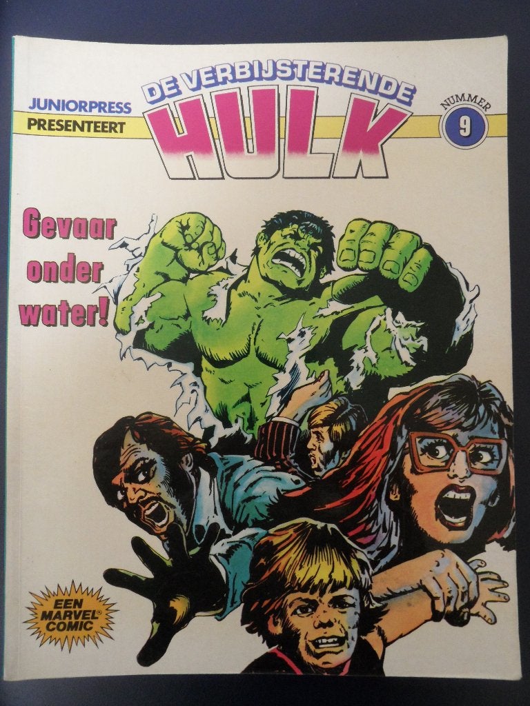 De Verbijsterende Hulk. Nr 9 Gevaar onder water., Boeken, Eén stripboek, Ophalen of Verzenden, Gelezen