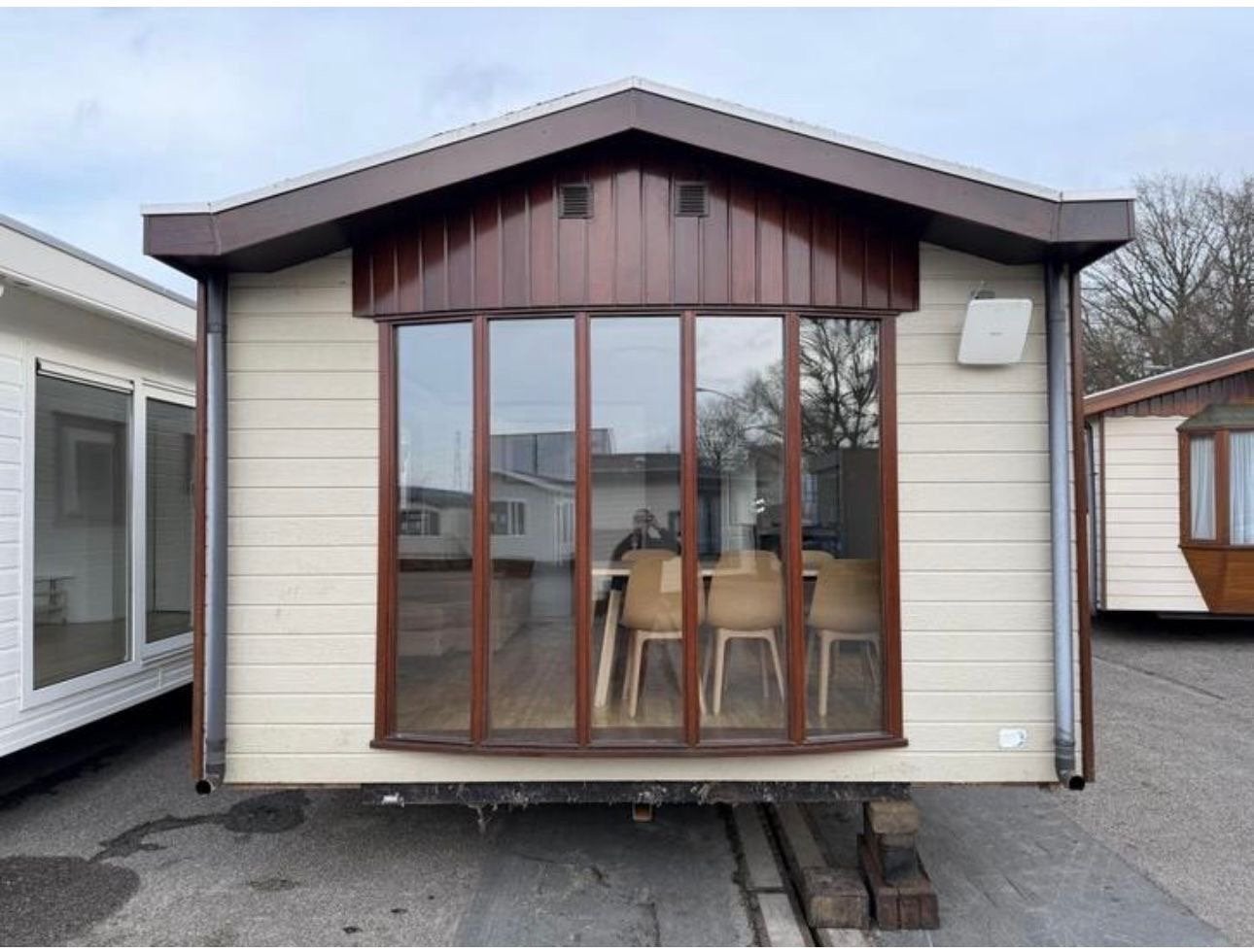 Moderne stacaravan met 2 slaapkamers, Caravans en Kamperen, Tot en met 2