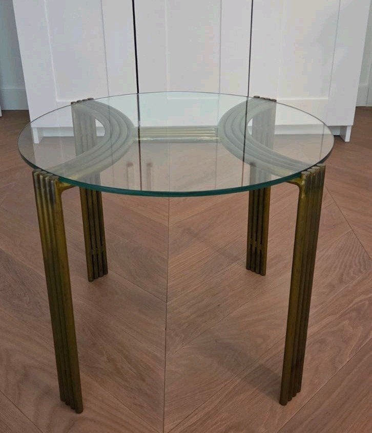 Sissy Boy Homeland bijzettafel met glazen blad, Minder dan 55 cm, Sissy Boy, Rond, Ophalen