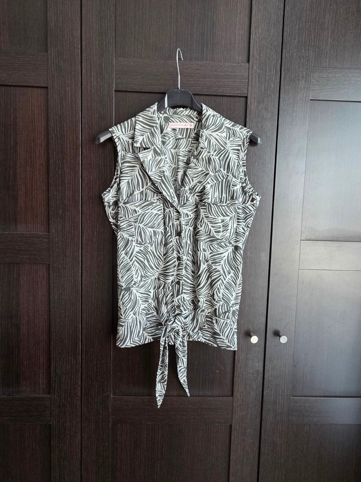 Studio's Anneloes top blouse zonder mouwen xs 34 kaki groen, Studio Anneloes, Ophalen of Verzenden, Zo goed als nieuw, Maat 34 (XS) of kleiner