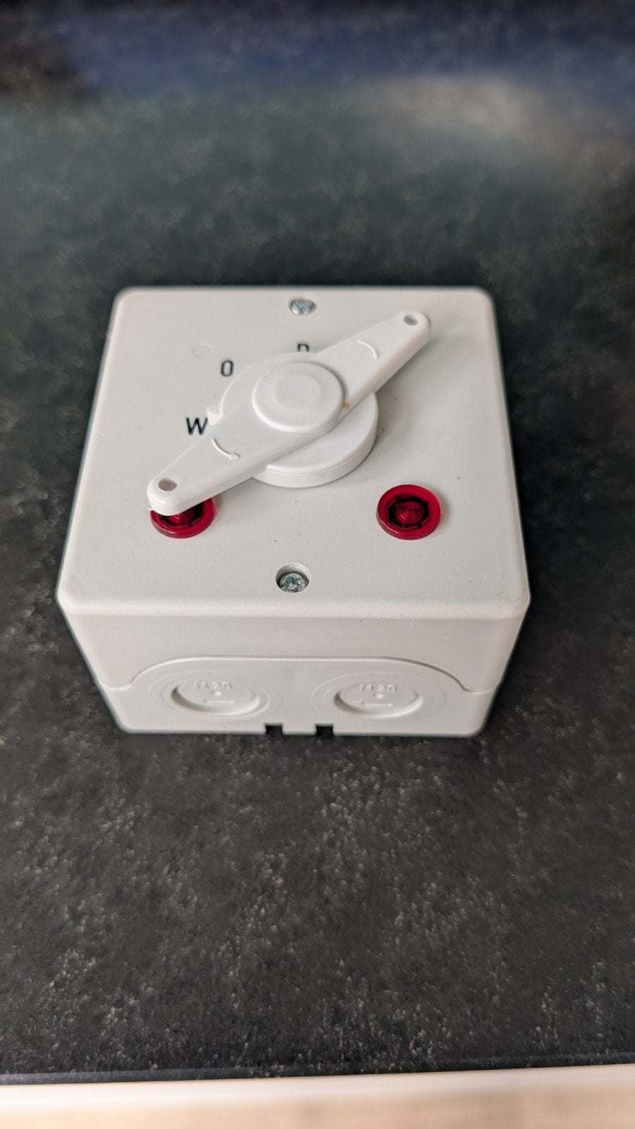 Keuzetrekschakelaar wasmachine droger met lampje, Verzenden, Nieuw, Schakelaar