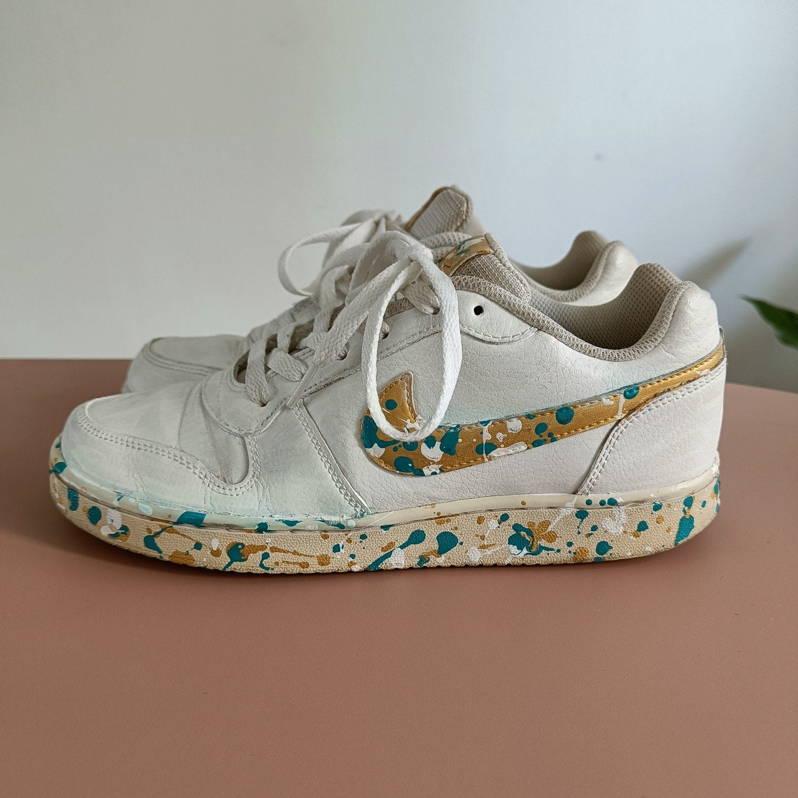 Nike Court Borough Low 2 sneakers - Maat 40, Wit, Nike, Ophalen of Verzenden, Sneakers of Gympen